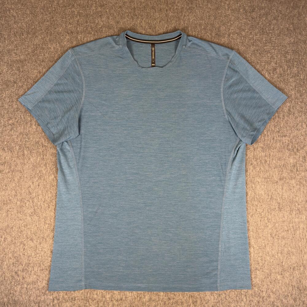 Ten Thousand Versatile Shirt Mens Large Blue Short Sleeve Training Tee TKT009